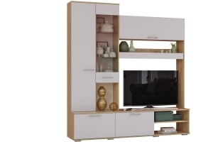 Центральная секция Флай ЦС-01, белый глянец