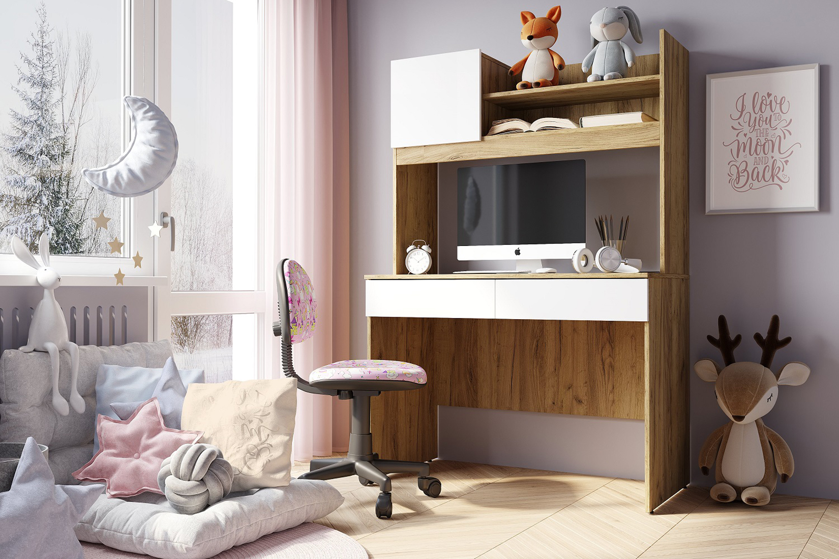 Стол письменный Селфи ПС-05