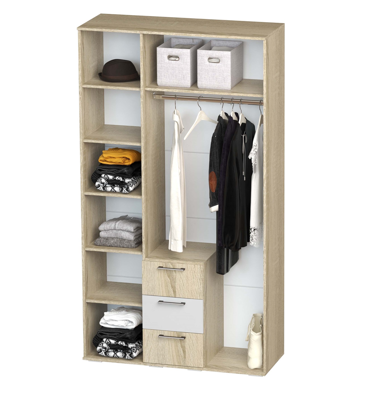 Шкаф трехстворчатый Белладжио ШК-14