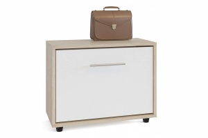 Сокол ТП-1 Тумба для обуви Сонома / Белый (распр ликвид)