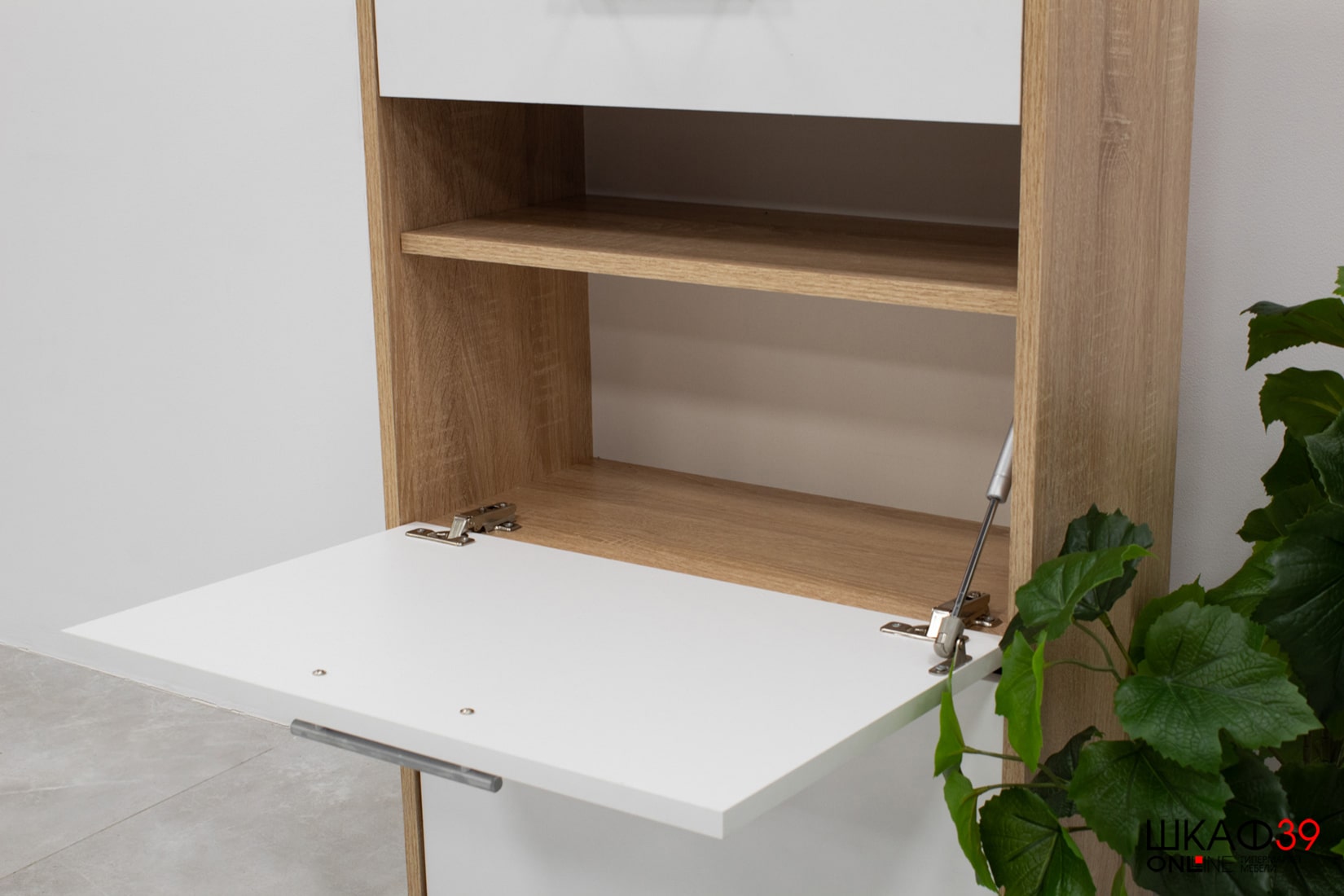 ТП-2 Обувница Сонома/Белый