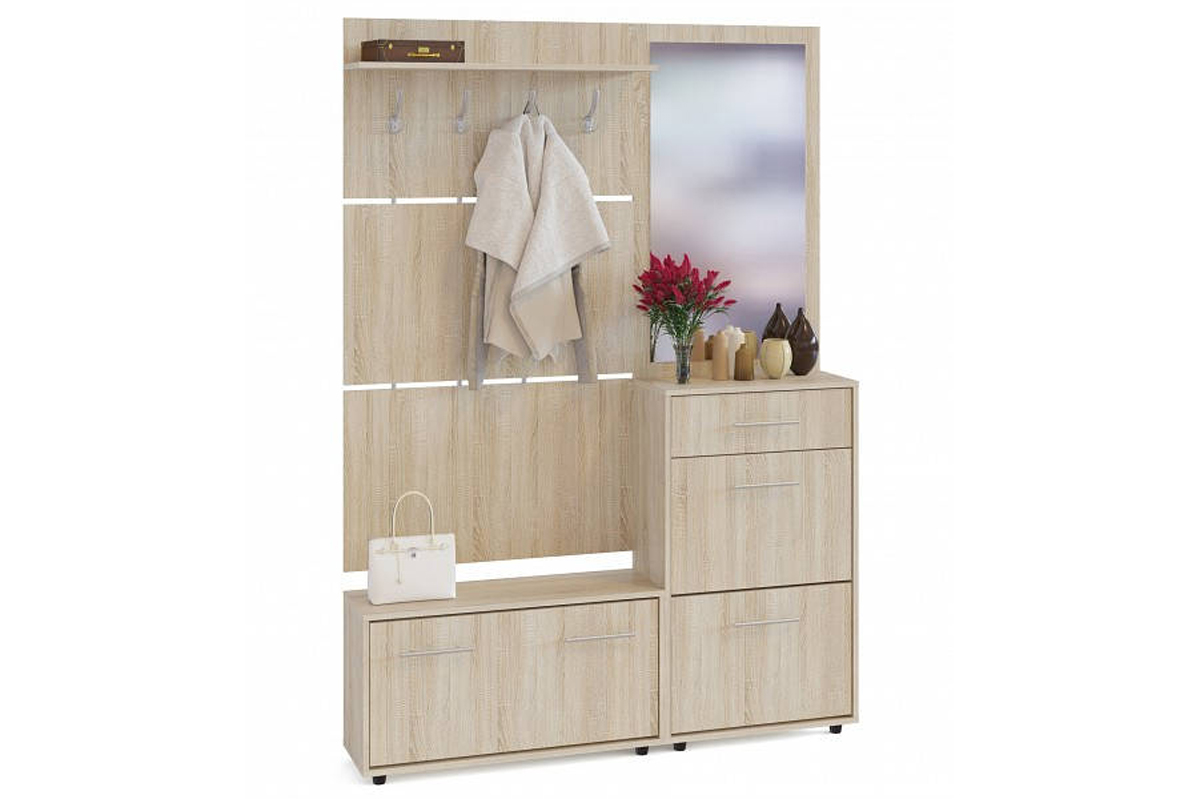 Моренго Стенка для прихожей  Сонома