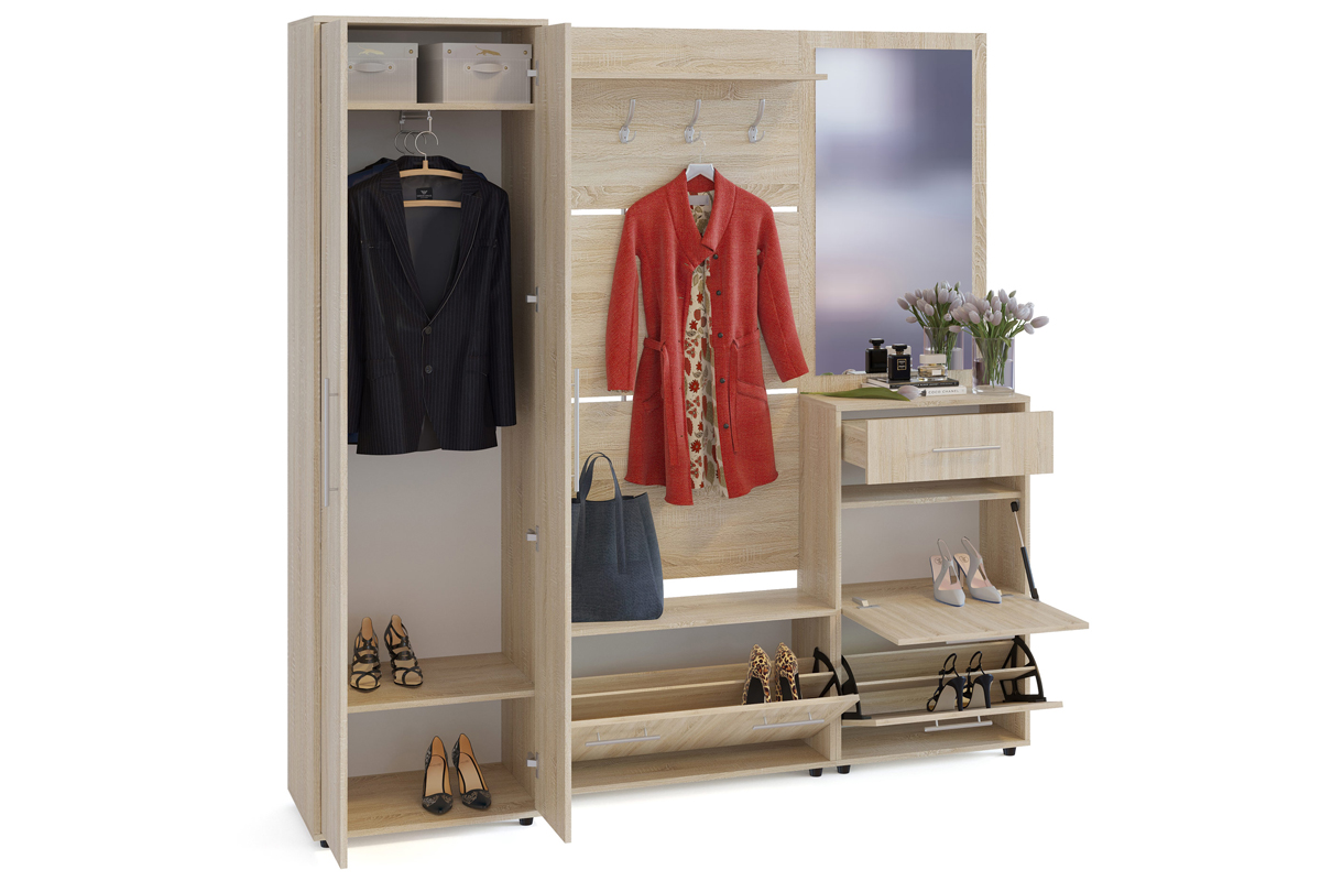 Джеро Стенка для прихожей  Сонома