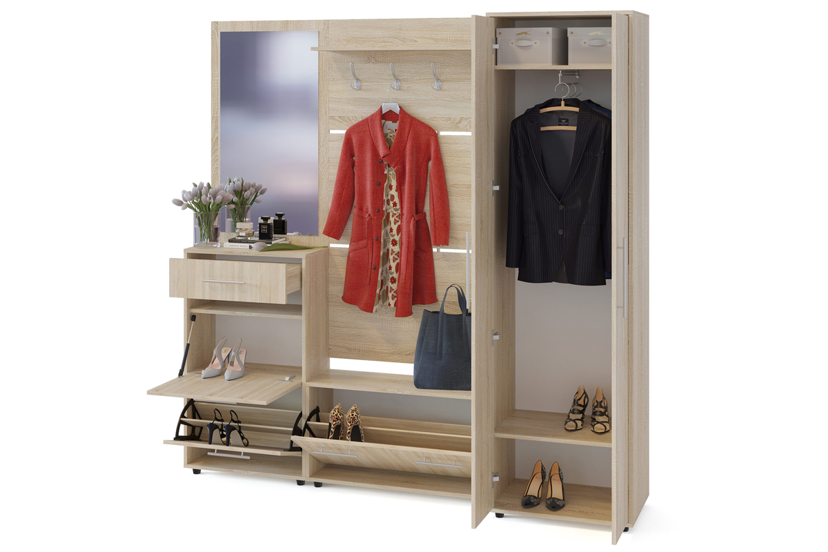 Джеро Стенка для прихожей  Сонома