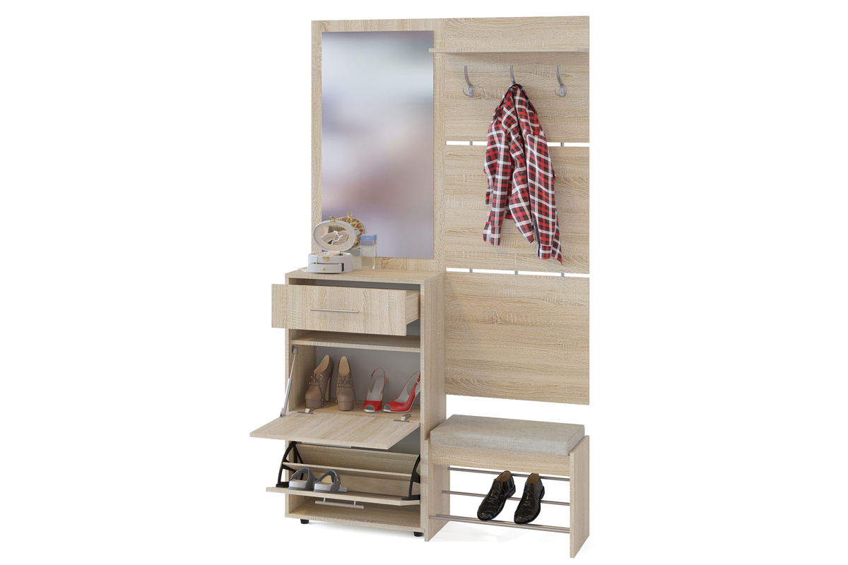 Орионо Прихожая ВШ-5.1+ТП-5+ТП-2+ПЗ-3 Сонома