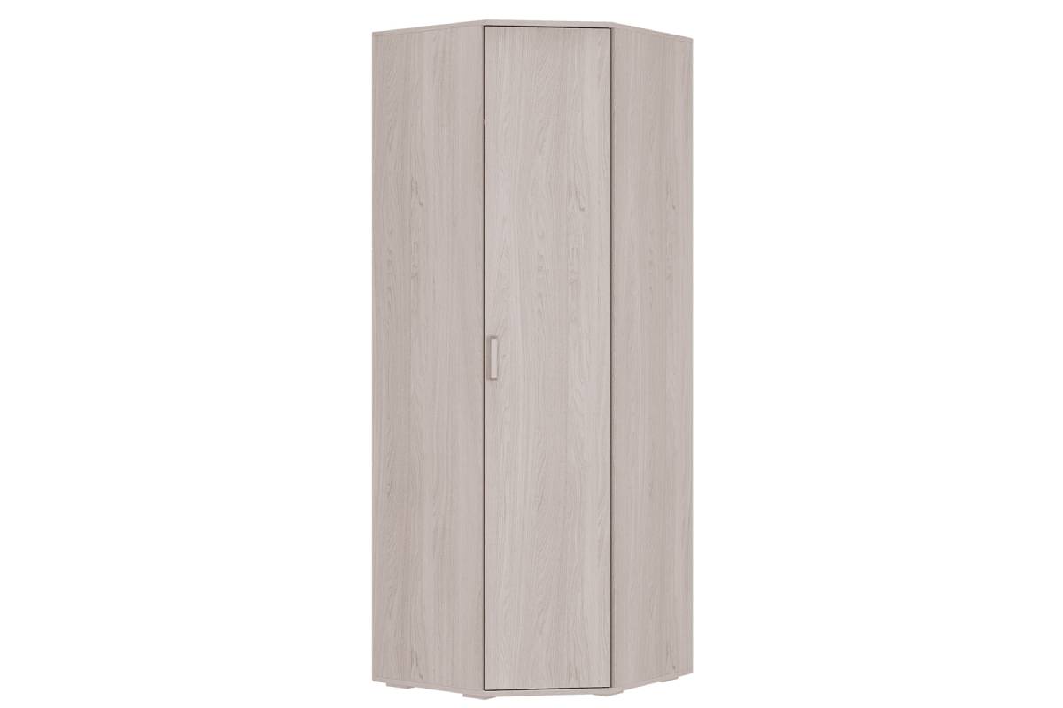 Шкаф угловой для одежды Белла, ясень белый