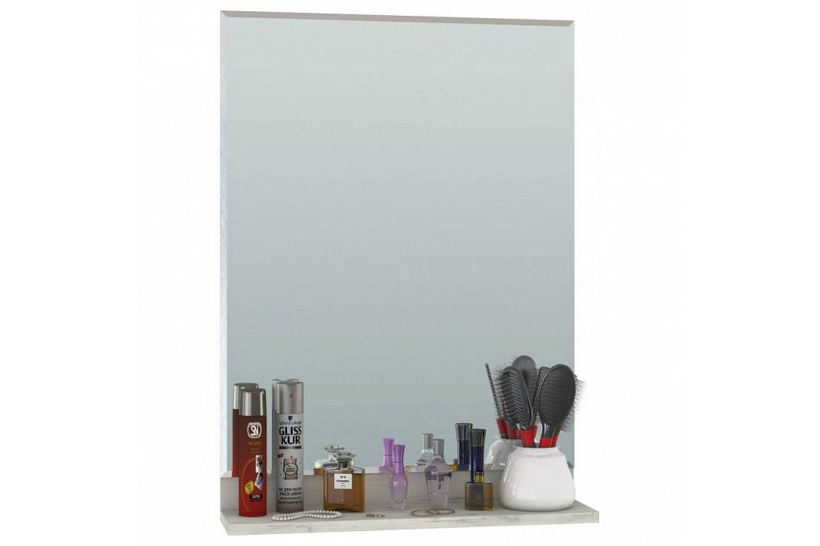 Юнона Зеркало навесное Дуб белый