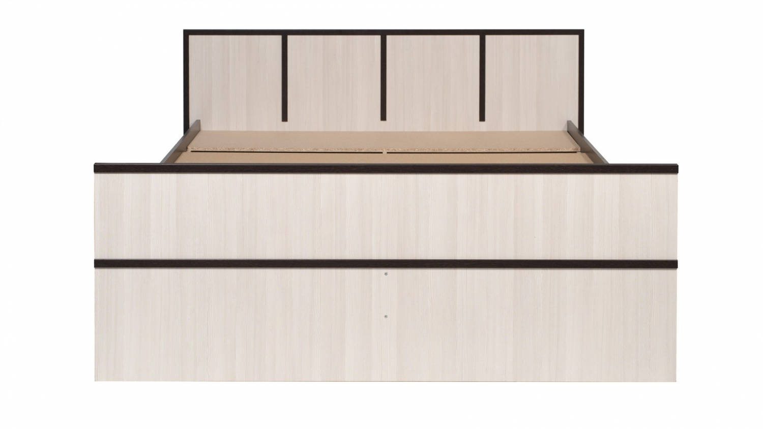 Сакура Кровать 140 с ящиками и проложками ДСП Венге/Лоредо