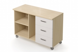 Тумба <206>VN на четыре ящика L110xS45xH66 правая