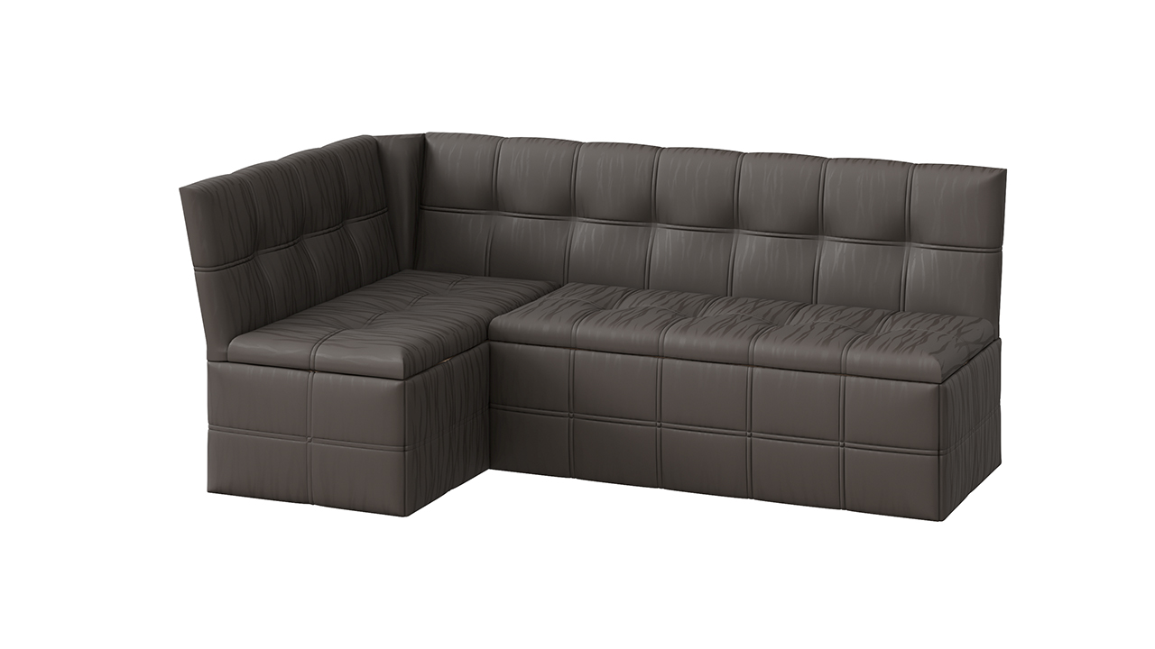 Домино Скамья угловая со спальным местом исп. 2 (Кашемир коричневый)