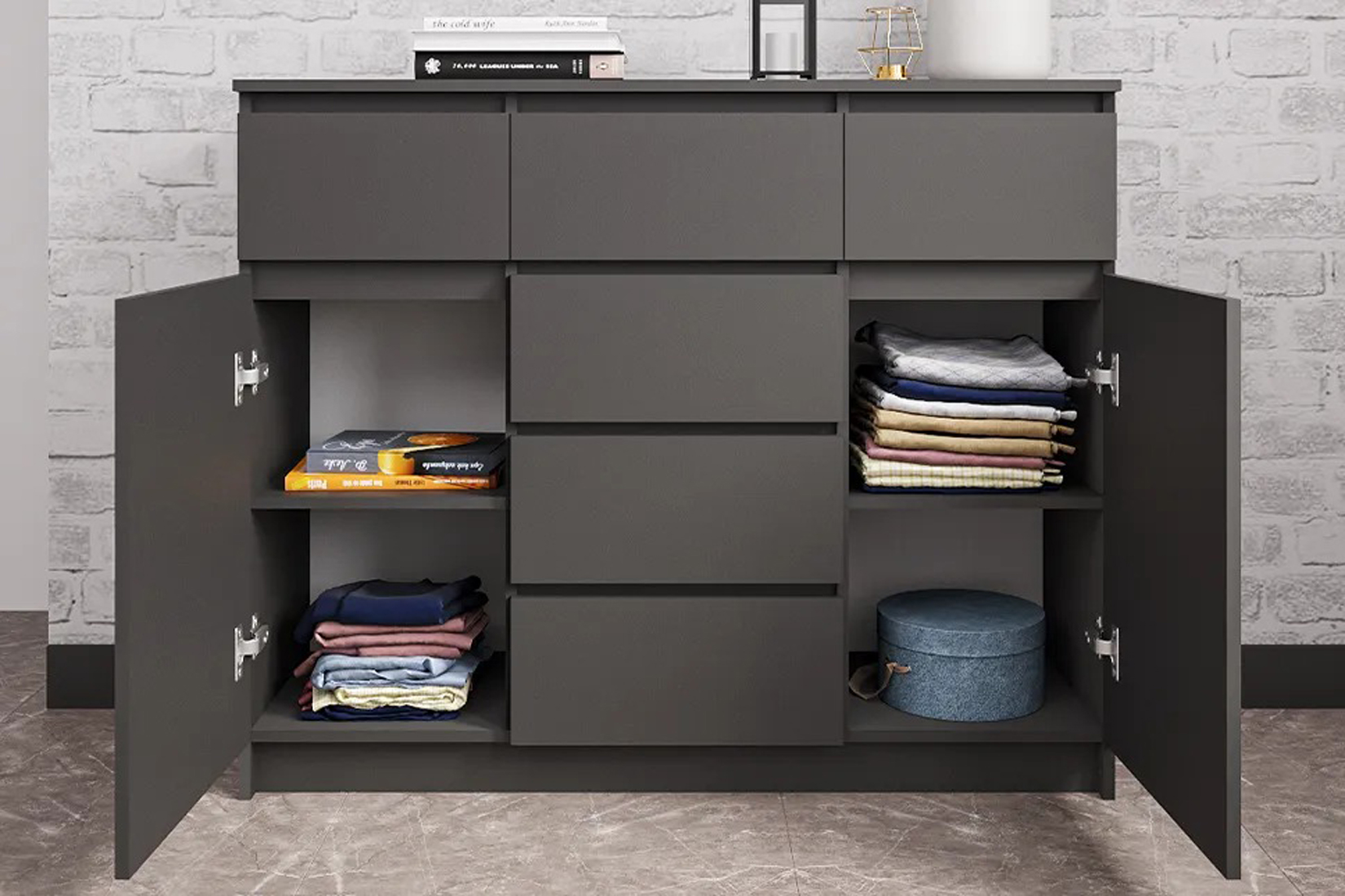 Мори 1200.4 Комод Графит