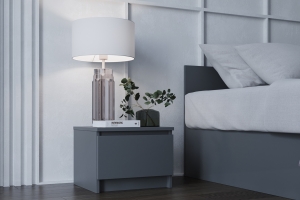 Челси-Мори 400.1 Тумба прикроватная Графит