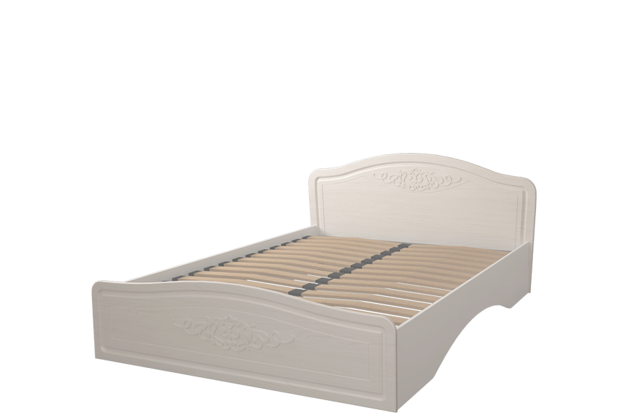 Виола 2 Кровать 160х200 с ортопедическим основанием  Белый/Ясень жемчужный