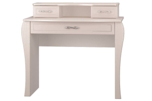 Виола 2 Столик туалетный без зеркала Белый/Ясень жемчужный