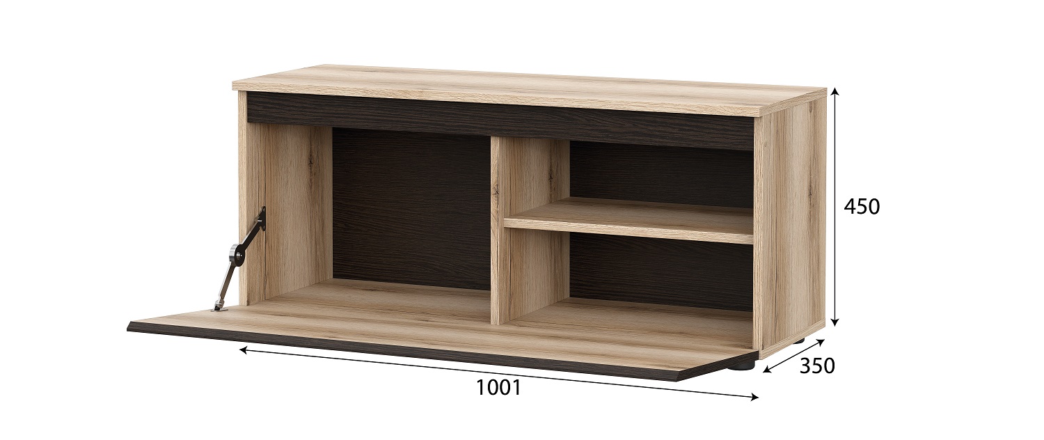 Берген Стенка Комплект 3 Дуб Делано/Венге