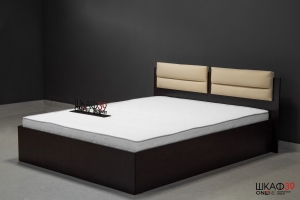 Фиеста Кровать 160 венге с мягкой спинкой