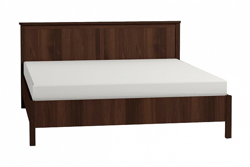 Кровать c ортопедическим основанием (металл) Sherlock 41 180х200, орех