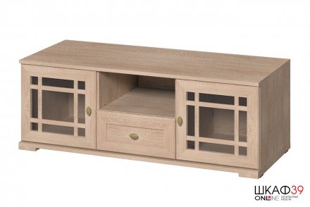 Тумба для ТВ длинная Sherlock 3, дуб сонома