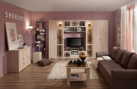 Гостиная Sherlock. Комплект 1, дуб сонома