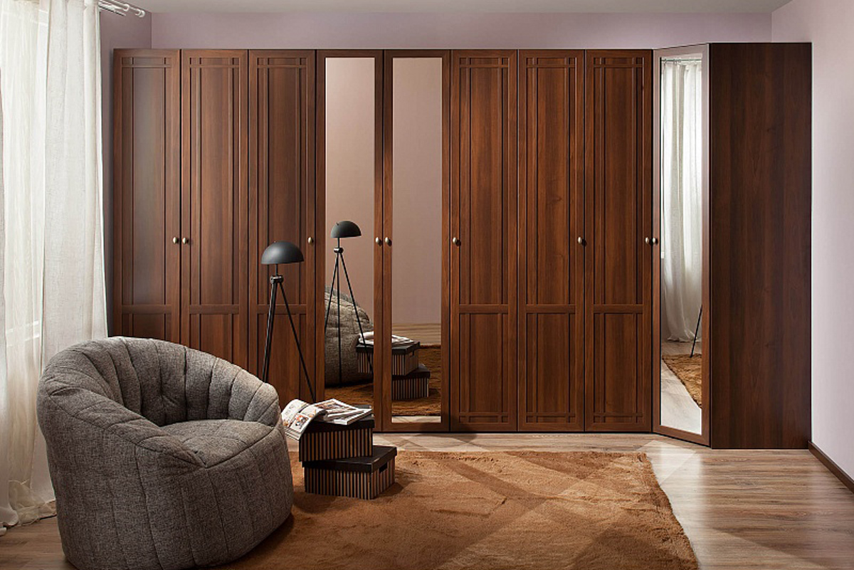 Шкаф для одежды и белья Sherlock 60, орех