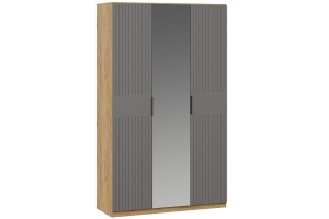 Хилтон Шкаф Дуб Крафт золотой/Графит матовый