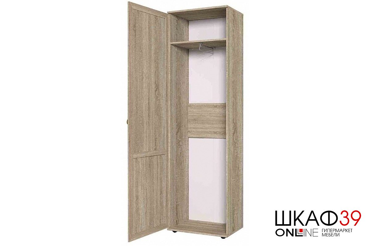 Шкаф для одежды и белья Sherlock 71 левый, дуб сонома