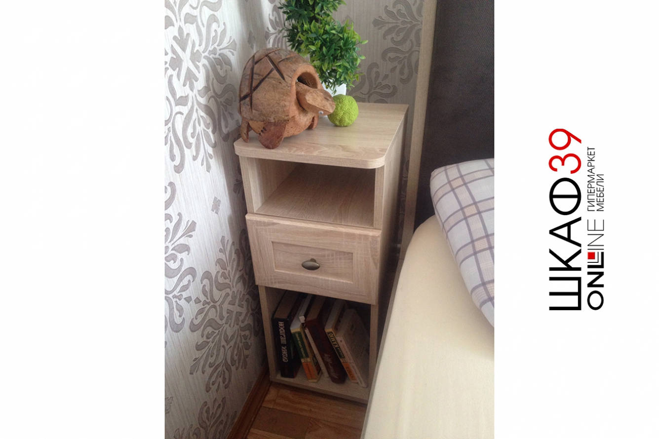 Тумба прикроватная высокая Sherlock 51, дуб сонома