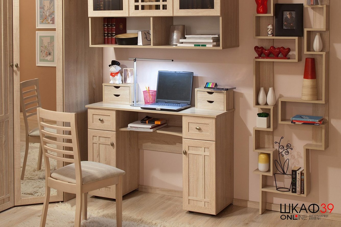 Столик туалетный Sherlock 52, дуб сонома