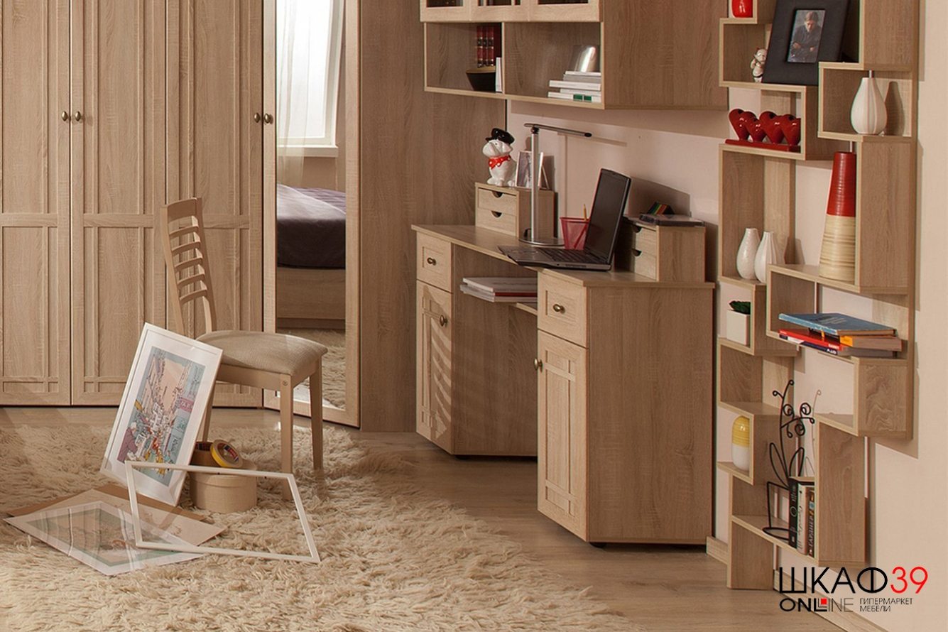 Столик туалетный Sherlock 52, дуб сонома