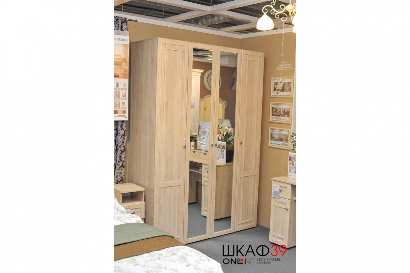 Шкаф для одежды и белья Sherlock 60, дуб сонома