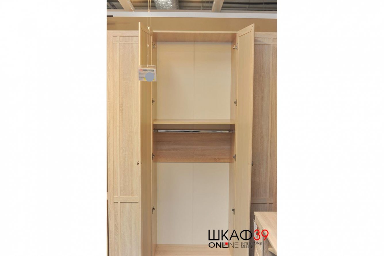 Шкаф для одежды и белья Sherlock 60, дуб сонома