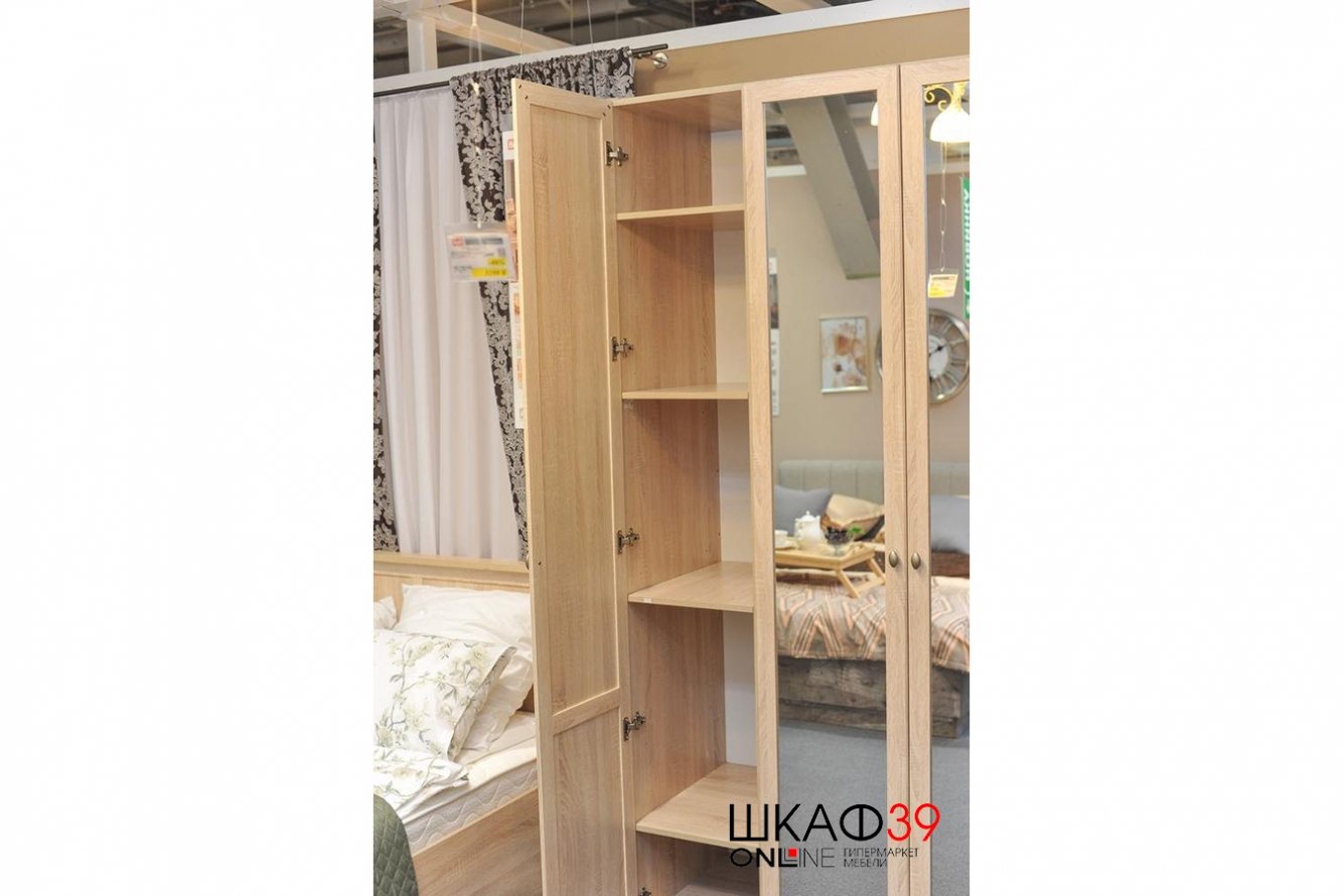 Шкаф для одежды и белья Sherlock 60, дуб сонома