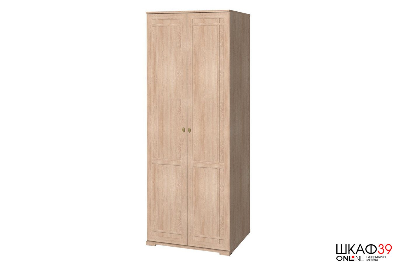 Шкаф распашной для одежды Sherlock 62, дуб сонома