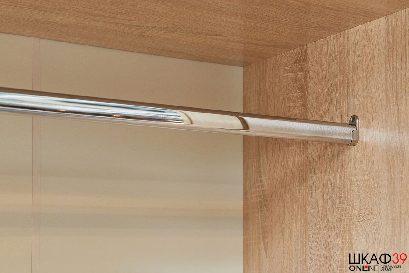 Шкаф распашной для одежды Sherlock 62, дуб сонома