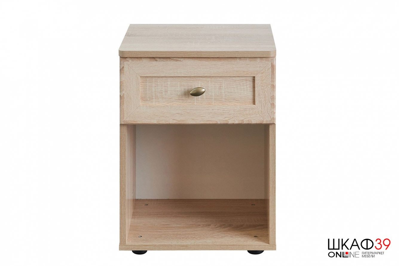 Тумба прикроватная с ящиком Sherlock 64, дуб сонома