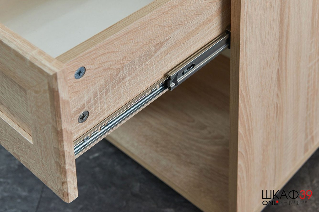 Тумба прикроватная с ящиком Sherlock 64, дуб сонома