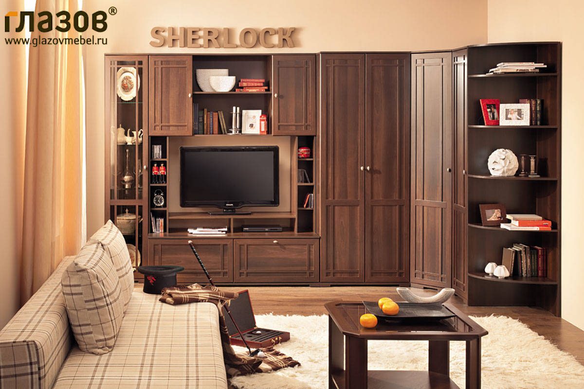 Шкаф МЦН Sherlock 1, орех