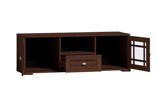 Тумба для ТВ длинная Sherlock 3, орех