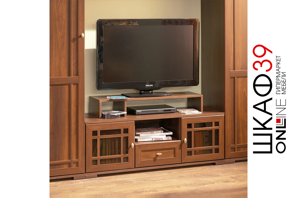 Тумба для ТВ длинная Sherlock 3, орех