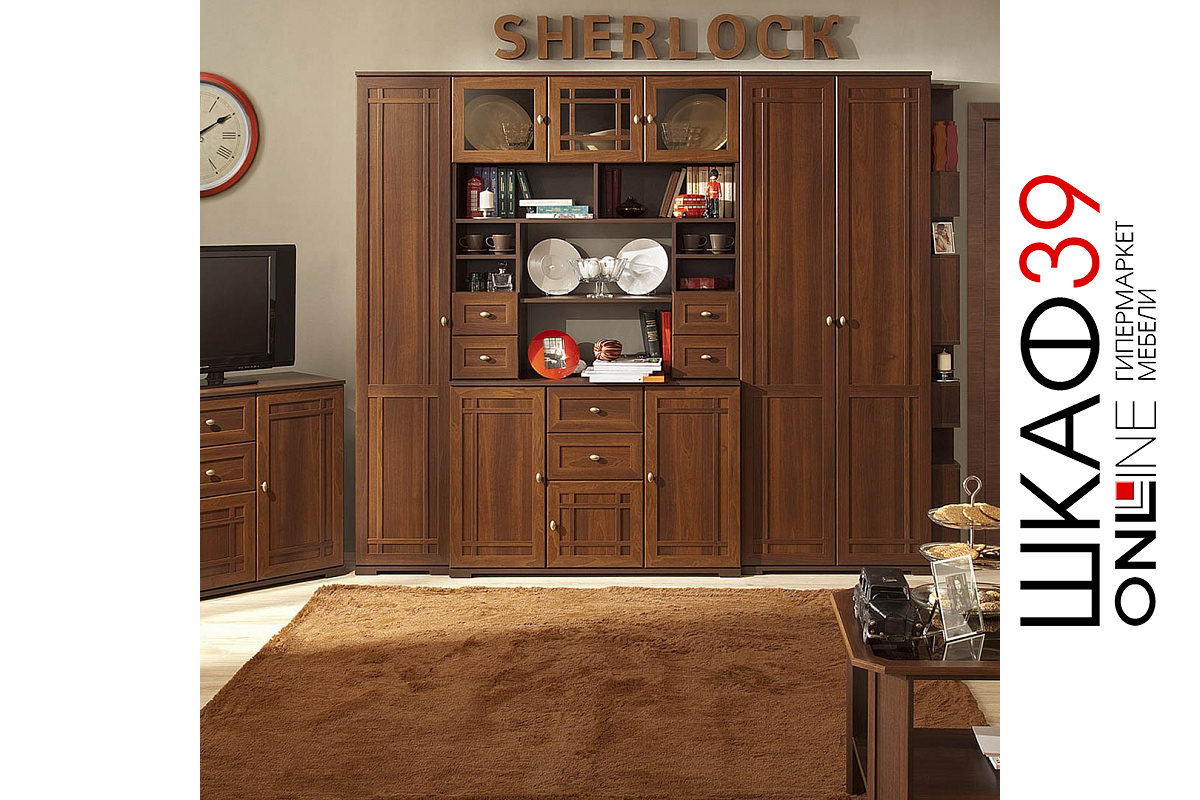 Тумба высокая Sherlock 5, орех