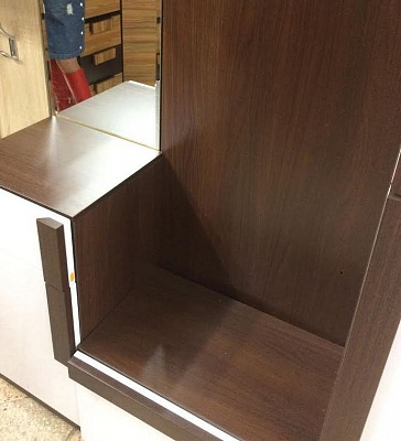 Далия Прихожая Комплект 2 Амброзия/Белый глянец