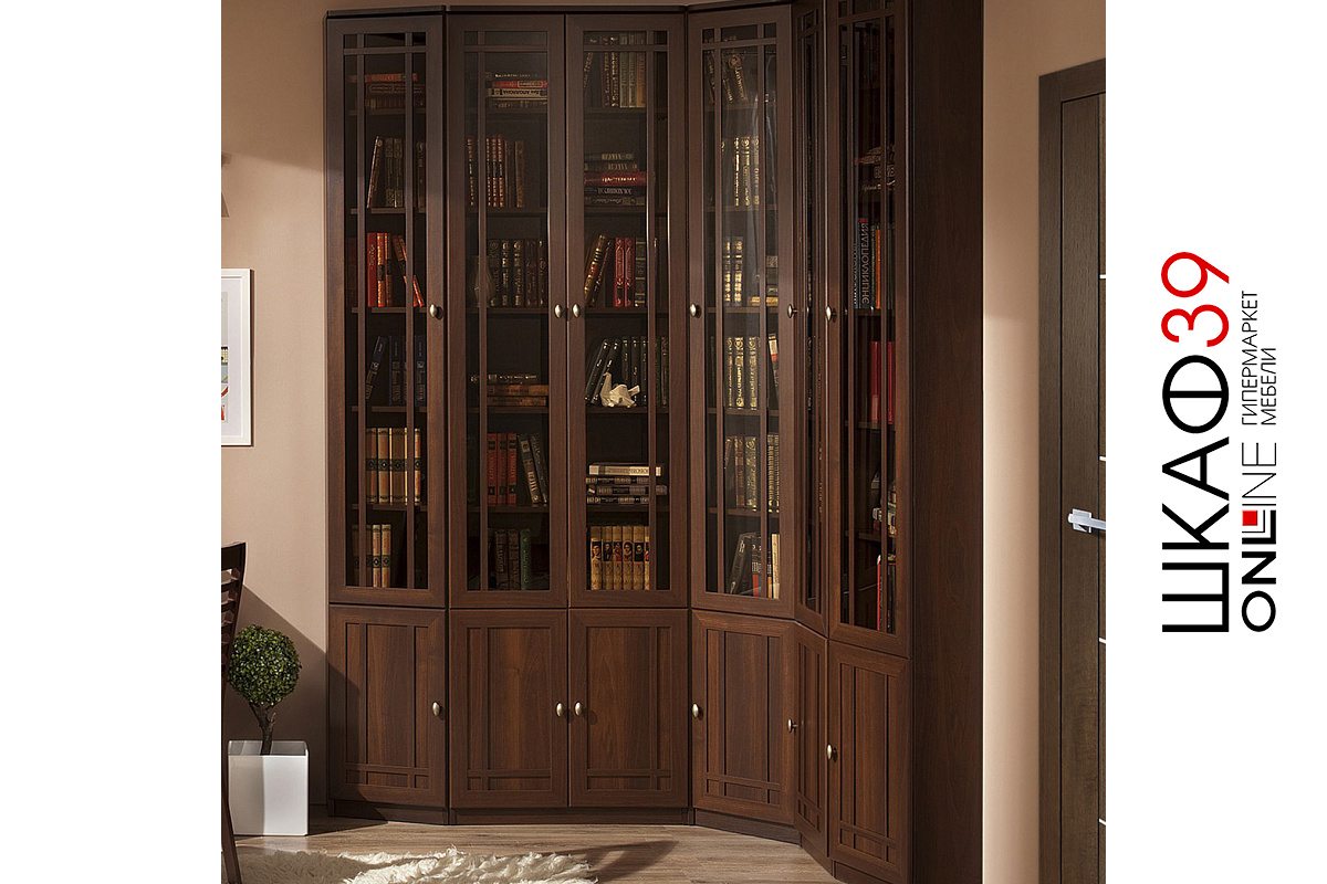 Шкаф книжный Sherlock 32, орех