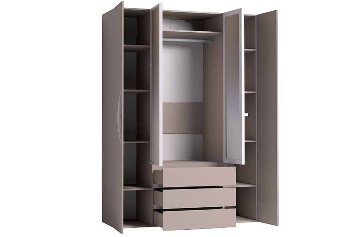 Шкаф для одежды и белья Brownie 555