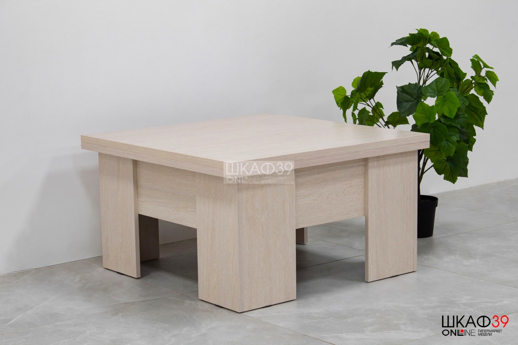 Стол кухонный трансформер, дуб атланта