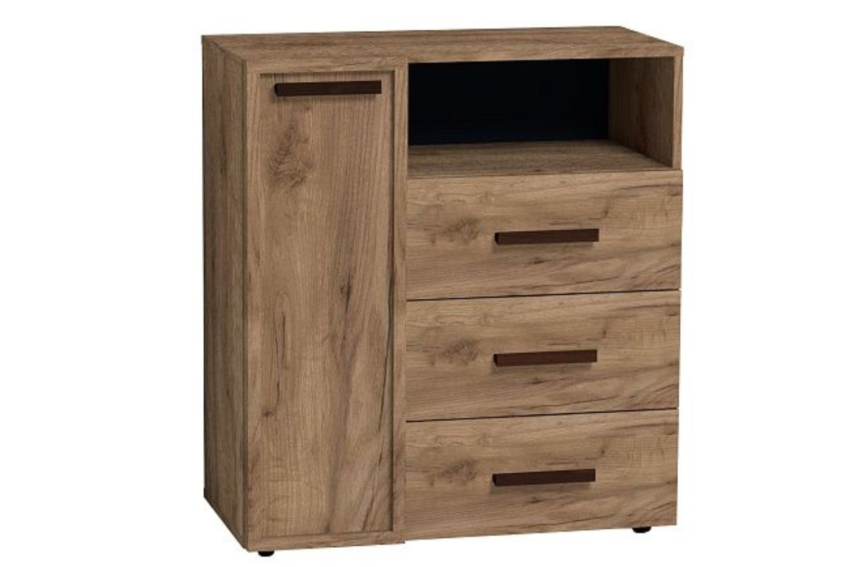 Тумба для обуви высокая Nature 89, дуб табачный