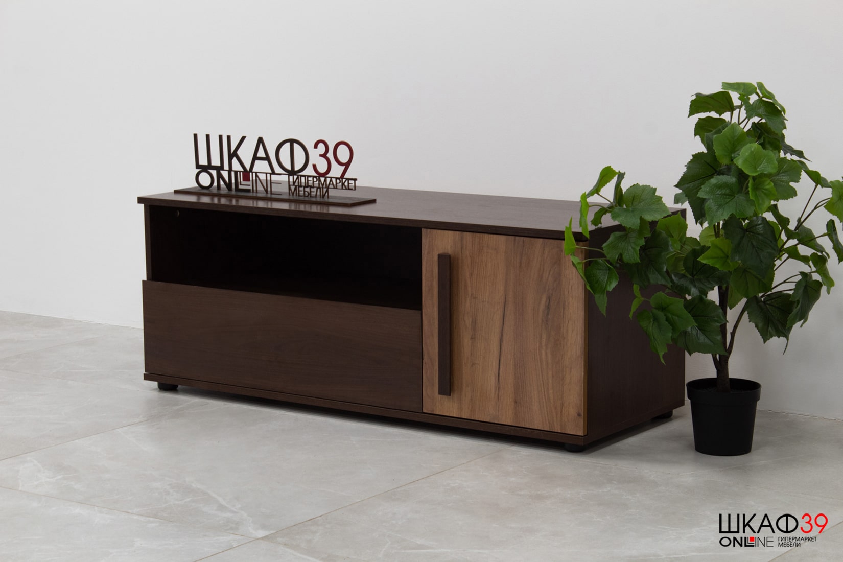 Тумба для ТВ с ящиком Крафт КТ 17