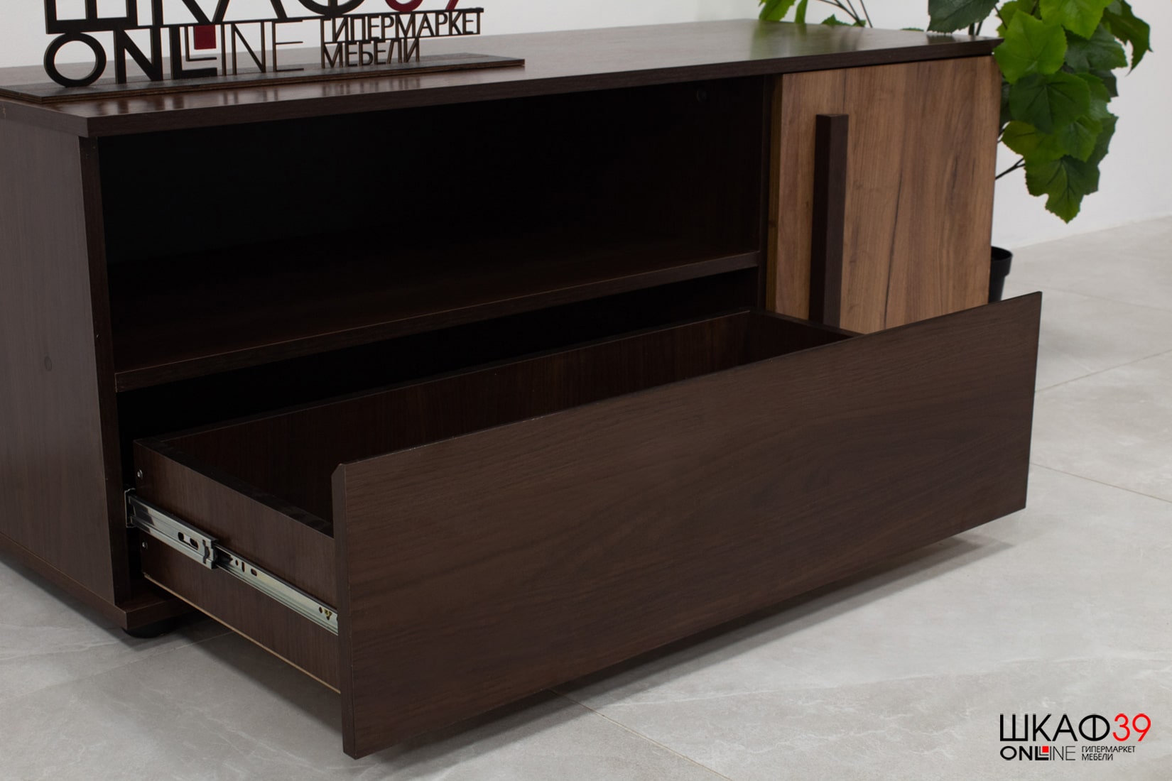 Тумба для ТВ с ящиком Крафт КТ 17