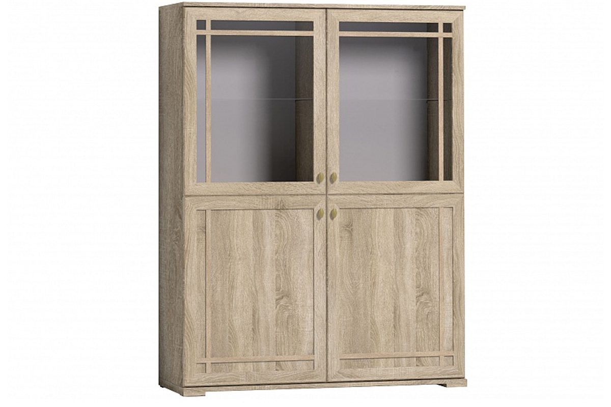 Шкаф-витрина Sherlock 22, дуб сонома