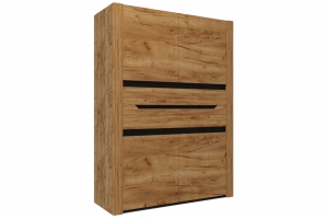 Шкаф для одежды и белья Афина А16а, дуб крафт табачный