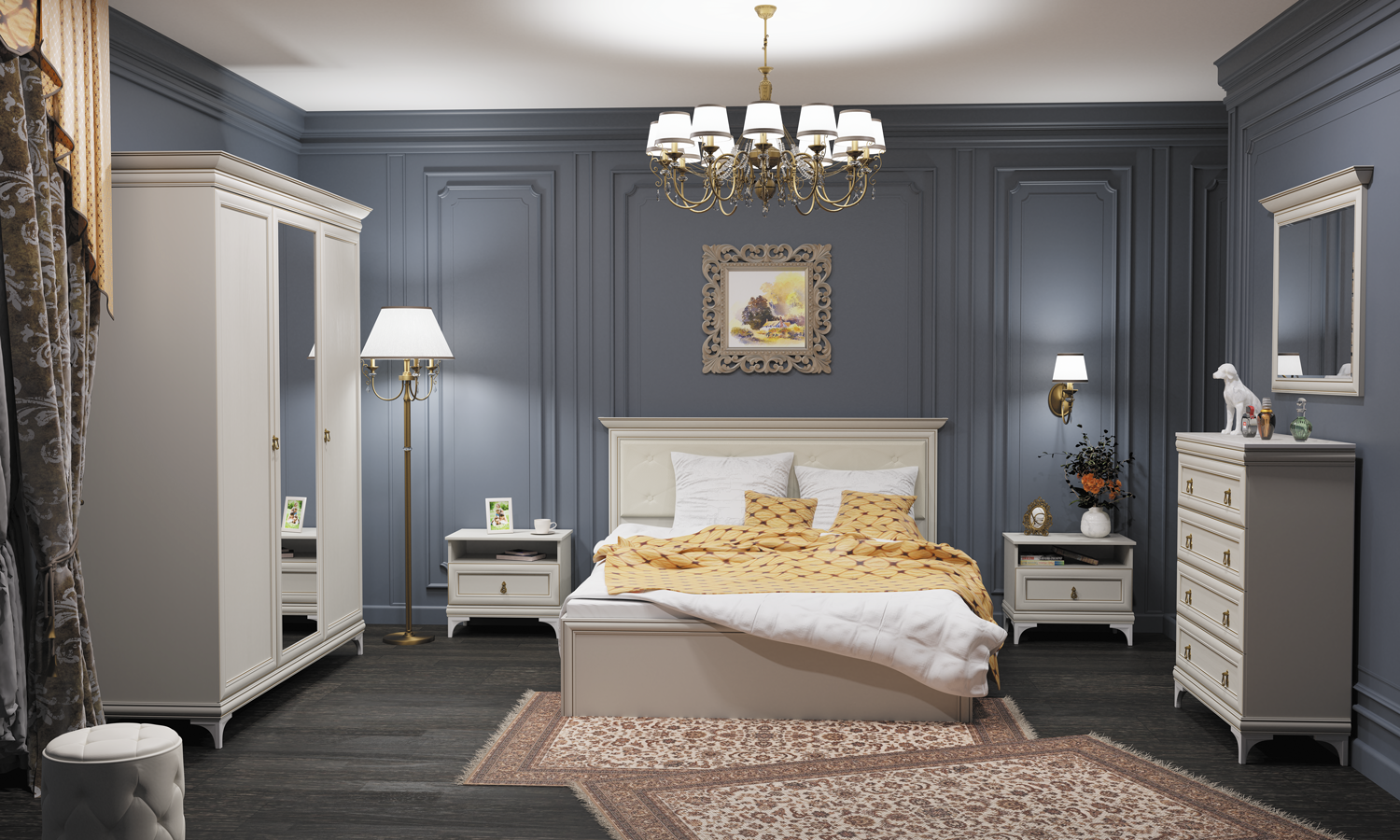 Кровать 160х200 без основания Агата Мод.АТ-17